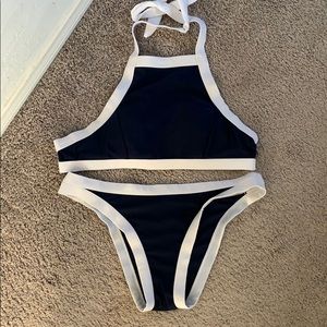 Bikini Halter Top and Bottoms Size M